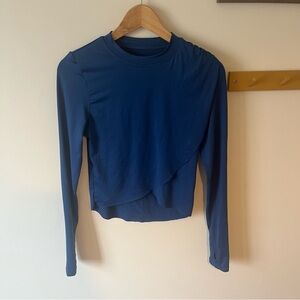 Wilo Colbalt Blue Long Sleeve Women's Exercise Top